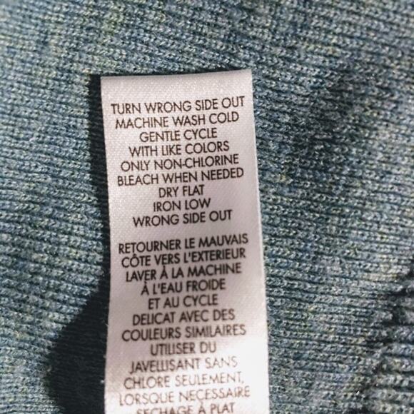 Men’s sweater Calvin Klein Cotton Blend V-Neck Sweater Banded Cuffs XL - Picture 5 of 8